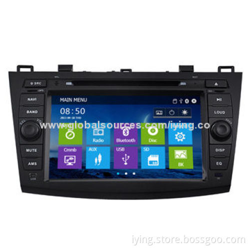 Car multimedia players for New Mazda 3 (2010-2012), Built-in GPS, support steering wheel control